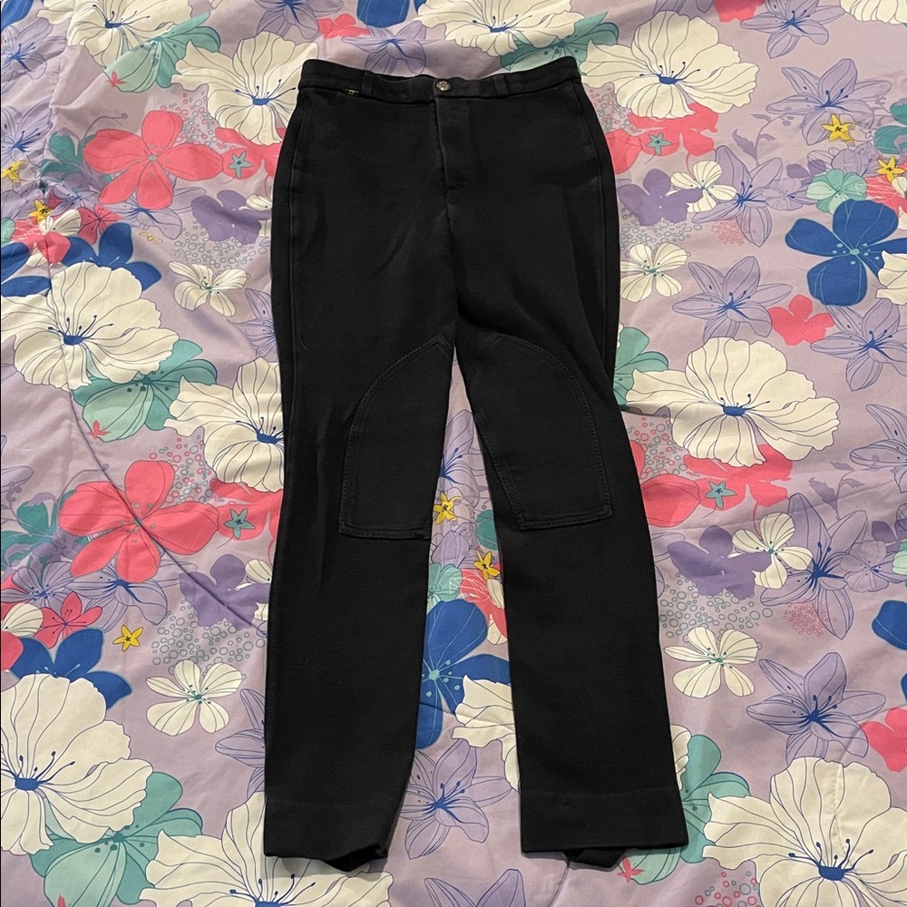 Black Saxon Riding Pants